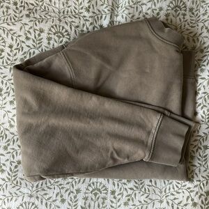 MATE The Label • 100% Organic Fleece Mocha Brown Oversized Sweatshirt Size M/L